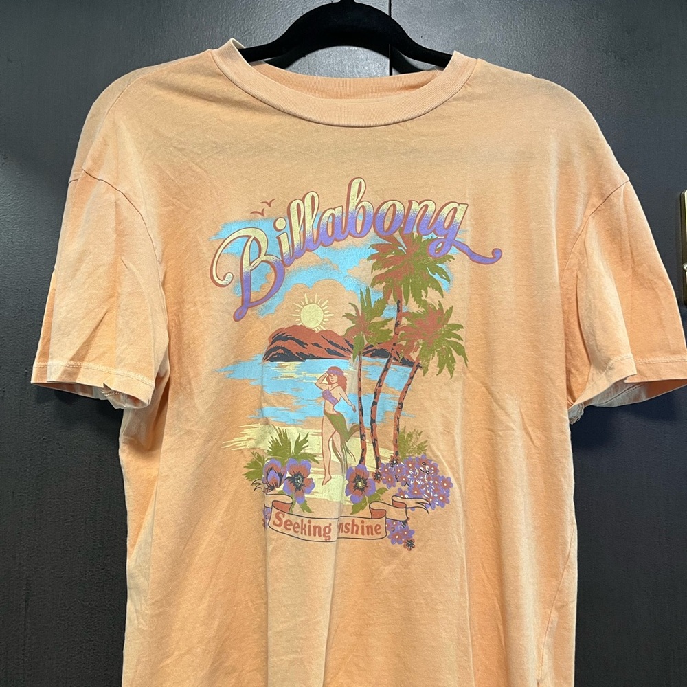 Billabong Orange Short Sleeve Tee